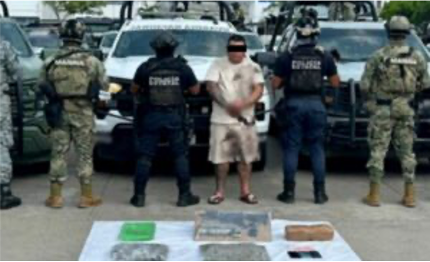 Capturan en Tabasco a «El Coyote», otro líder de »La Barredora»