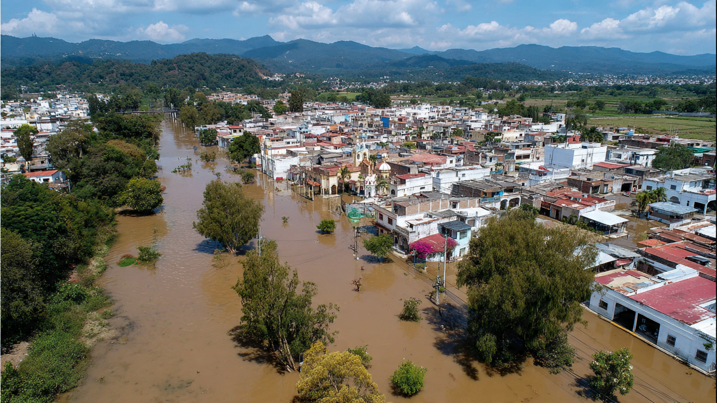 Desborde del Río Cazones deja miles de damnificados en Veracruz