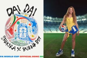 Shakira y Burna Boy lanzarán Dai Dai tema oficial del Mundial 2026